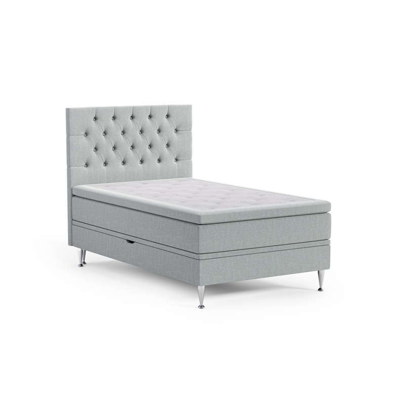 Dream Bed 37011 seng med opbevaring enkelt grå