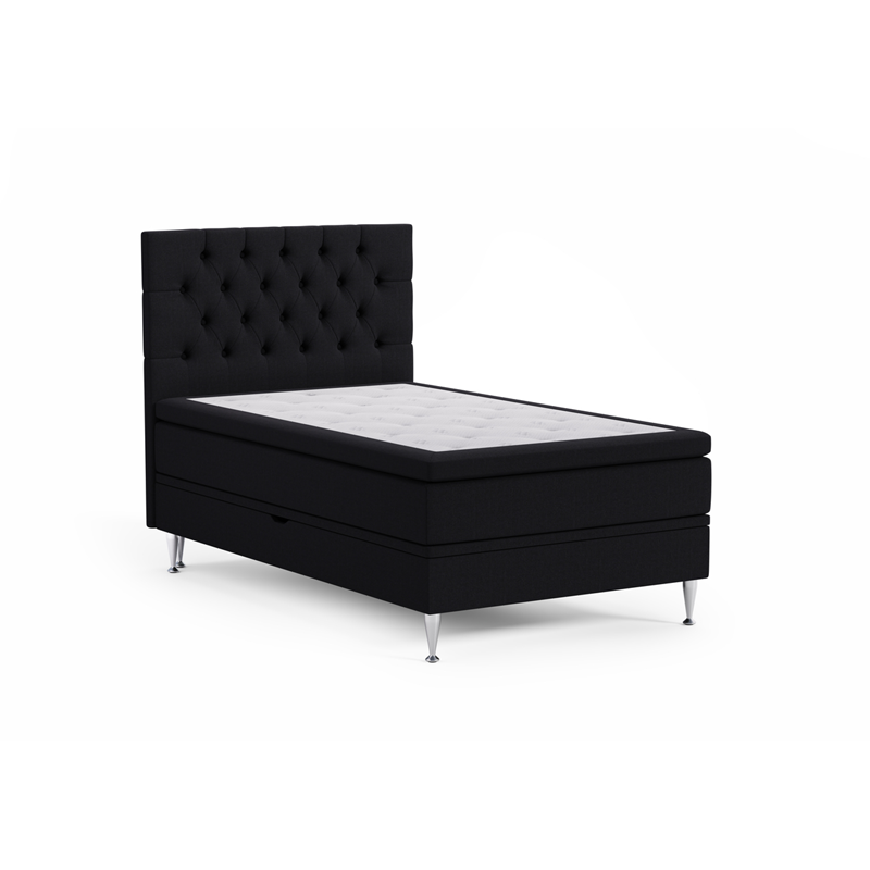 Dream Bed 37011 seng med opbevaring enkelt sort